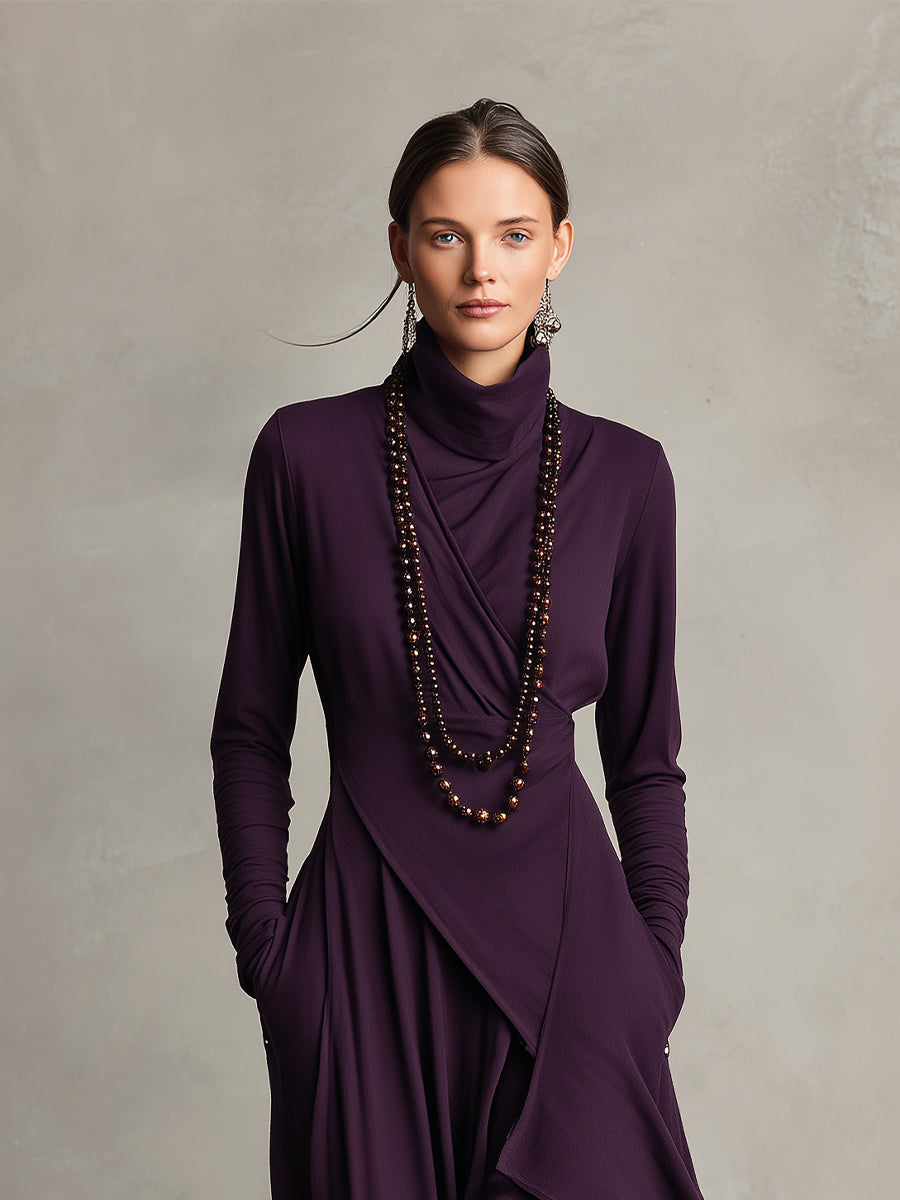 Dakota | Elegant Draped Dress
