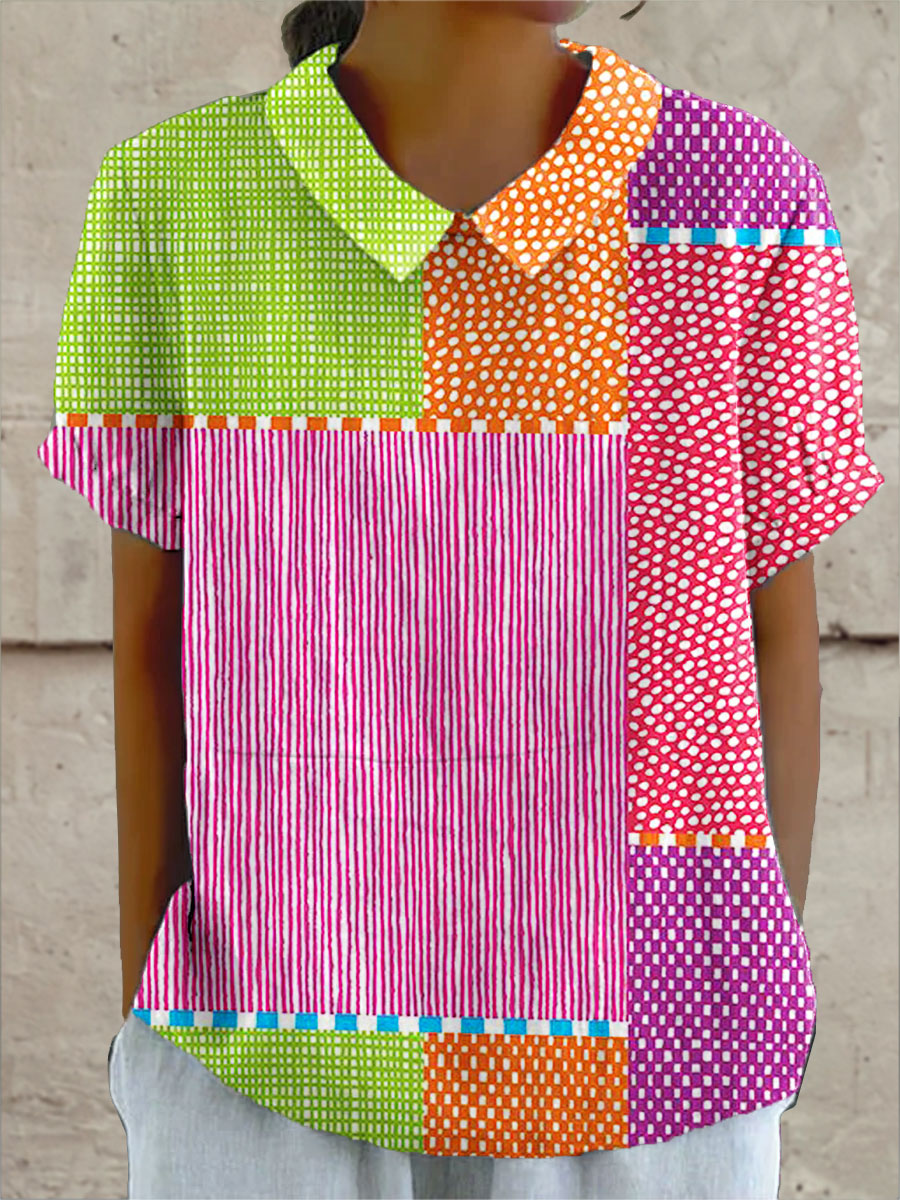Rhett | Colorful Patchwork Shirt