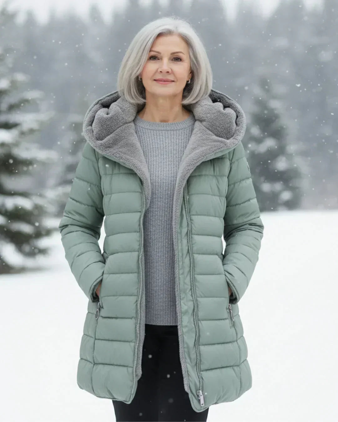 Paula – Quilted Hooded Puffer Coat