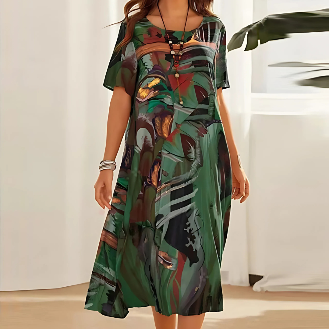 Amani | Elegant Floral Dress