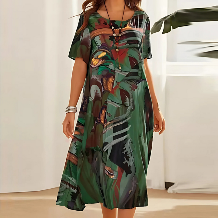 Amani | Elegant Floral Dress