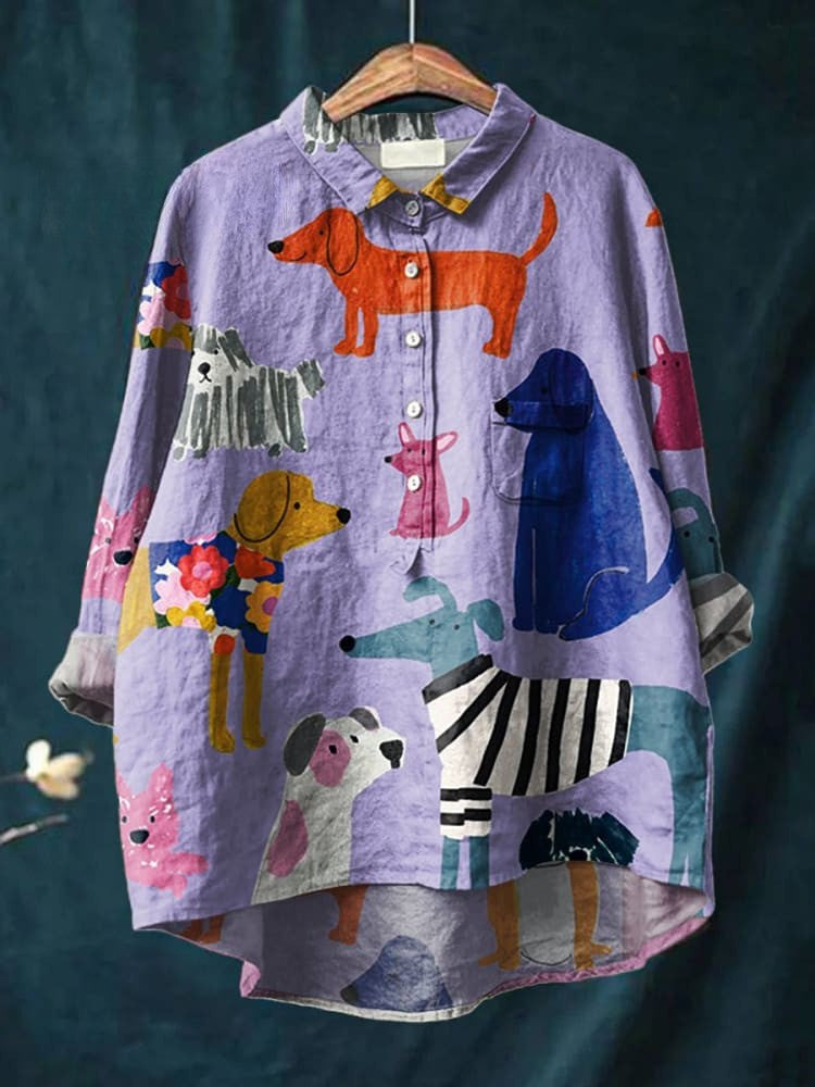 Brooklyn | Colorful Pups Shirt