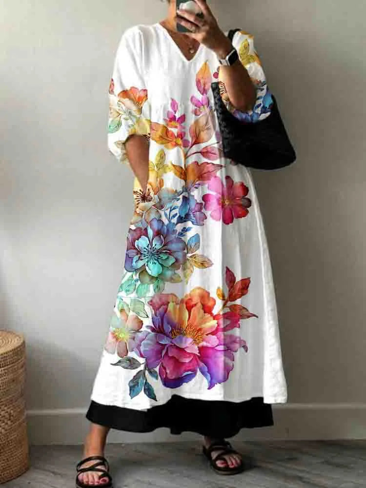 Isadora | Elegant Printed Dress Sofia