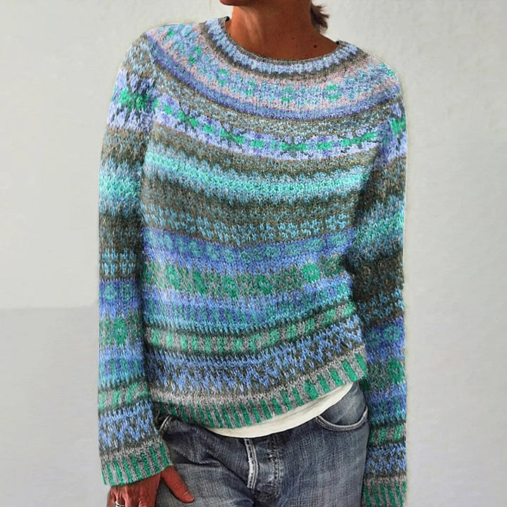 Betty – Striped Knit Sweater