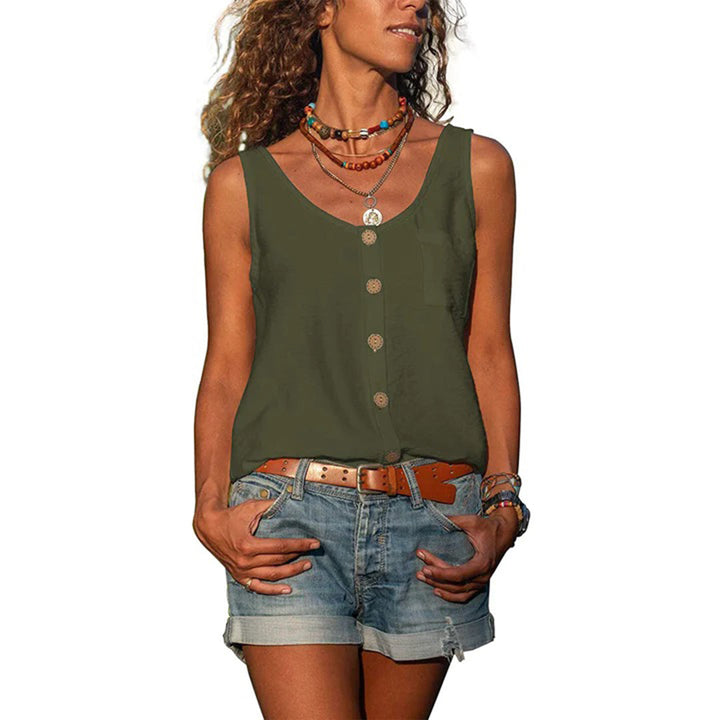 Sadira | Casual Sleeveless Top with Loose Fit