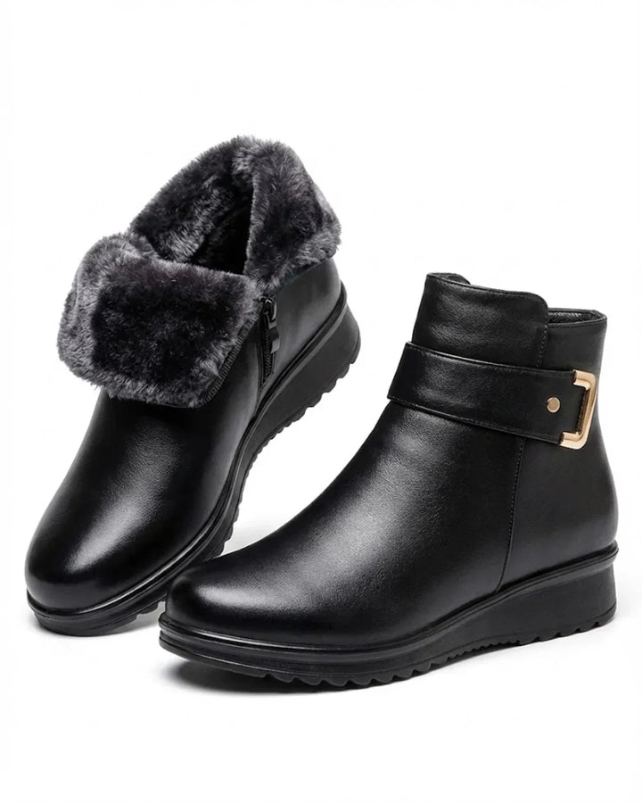 Juanita – Faux-Shearling Lined Ankle Boots