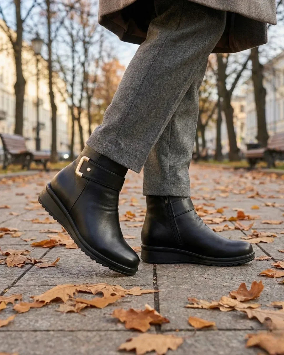 Juanita – Faux-Shearling Lined Ankle Boots