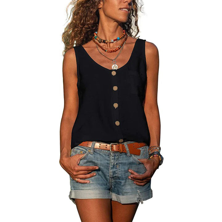 Sadira | Casual Sleeveless Top with Loose Fit