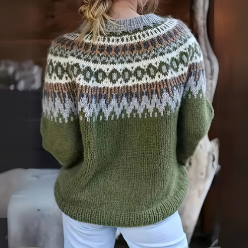 Isabel – Fair Isle Knit Sweater