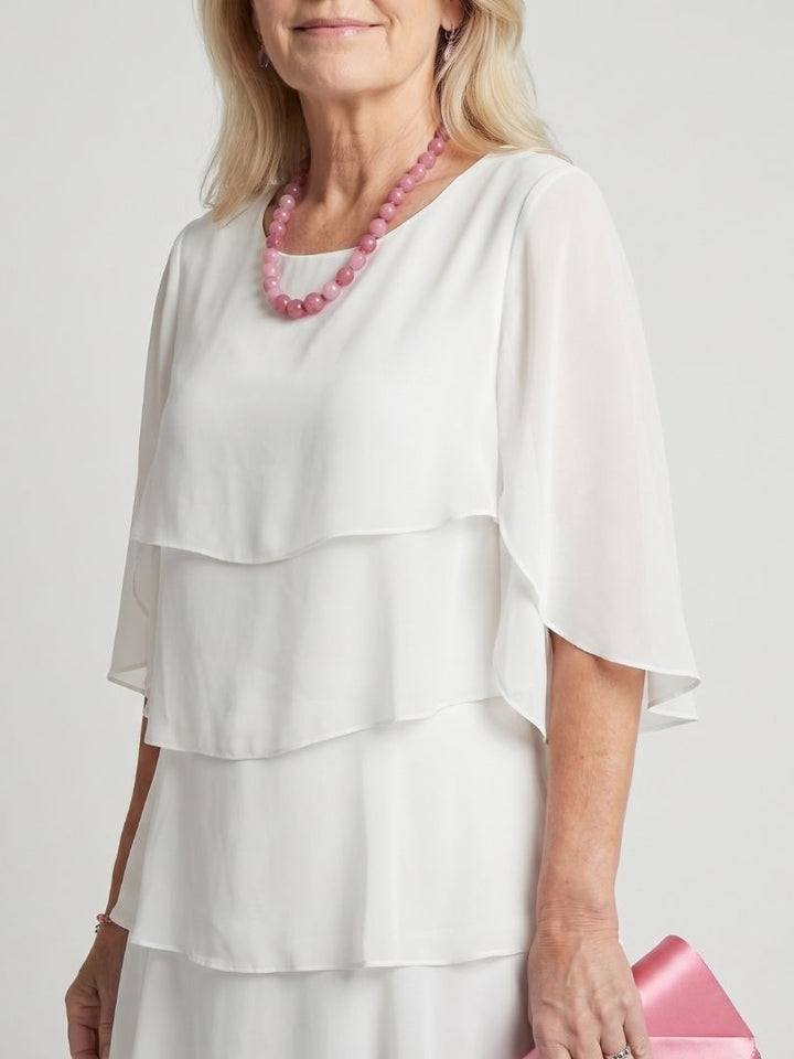 Emma | Layered Tier Midi Dress