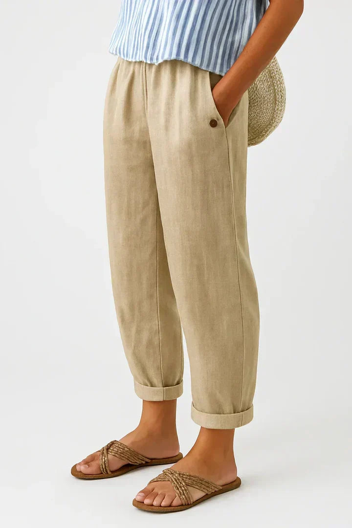 Stella | Timeless Linen-look Pants