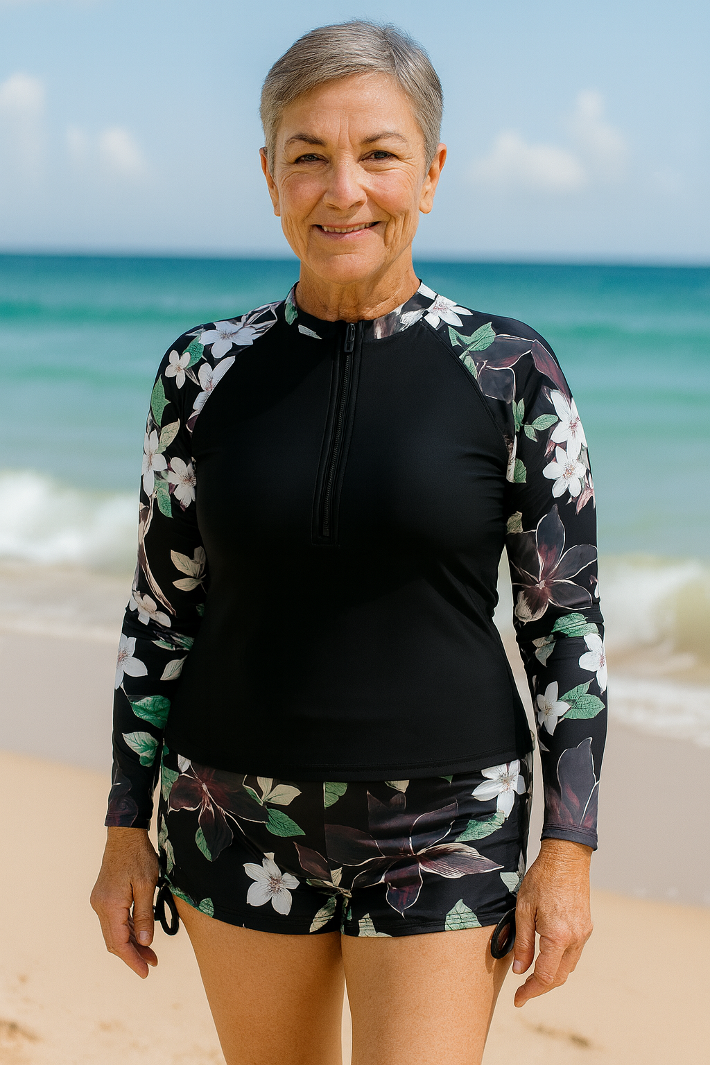 Gianna | Uv Protection Rash Set – Sun-Safe Elegance, All-Day Ease