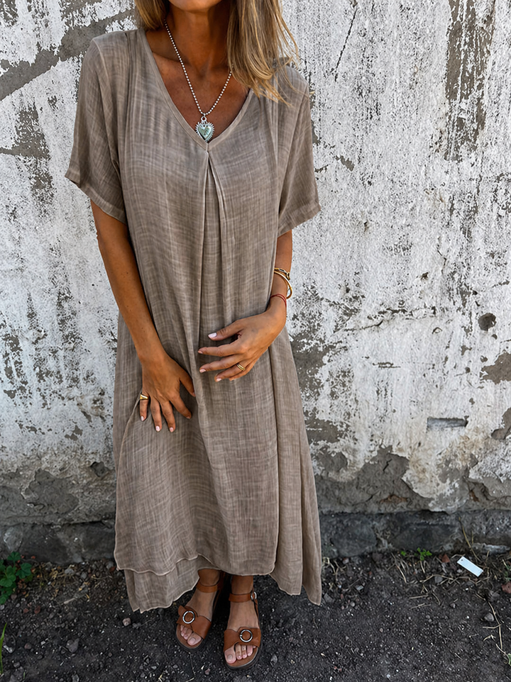Marlowe | Loose V-Neck Dress