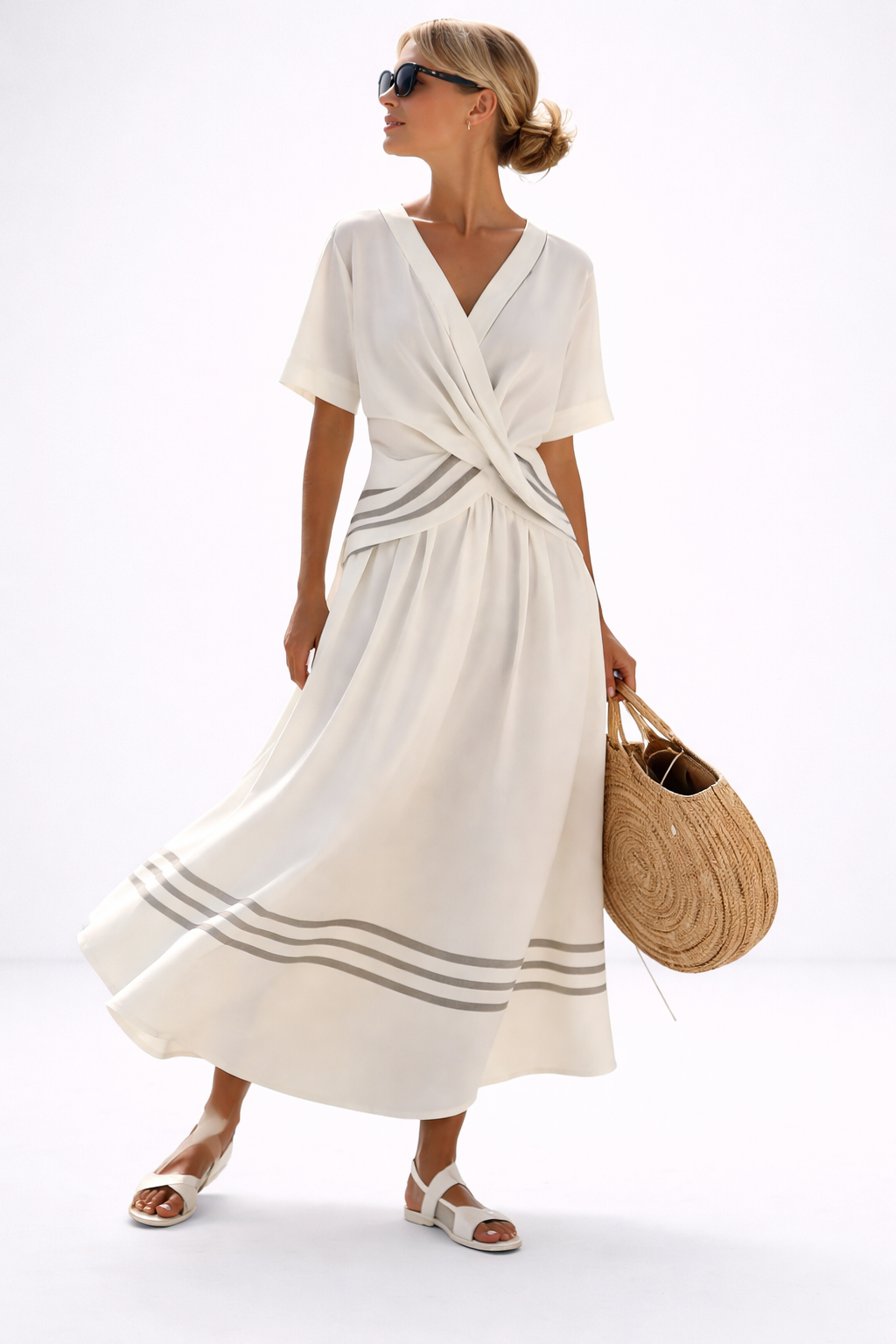 Lou | Elegant Striped Maxi Dress