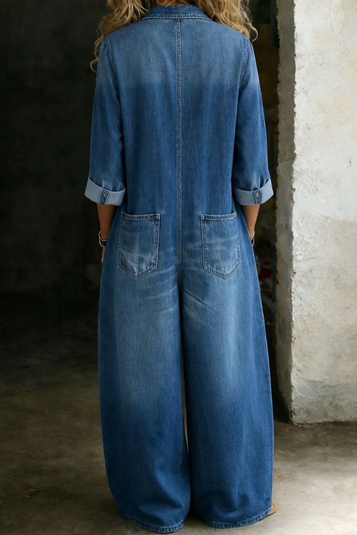 Scarlett | Comfort Denim Jumpsuit