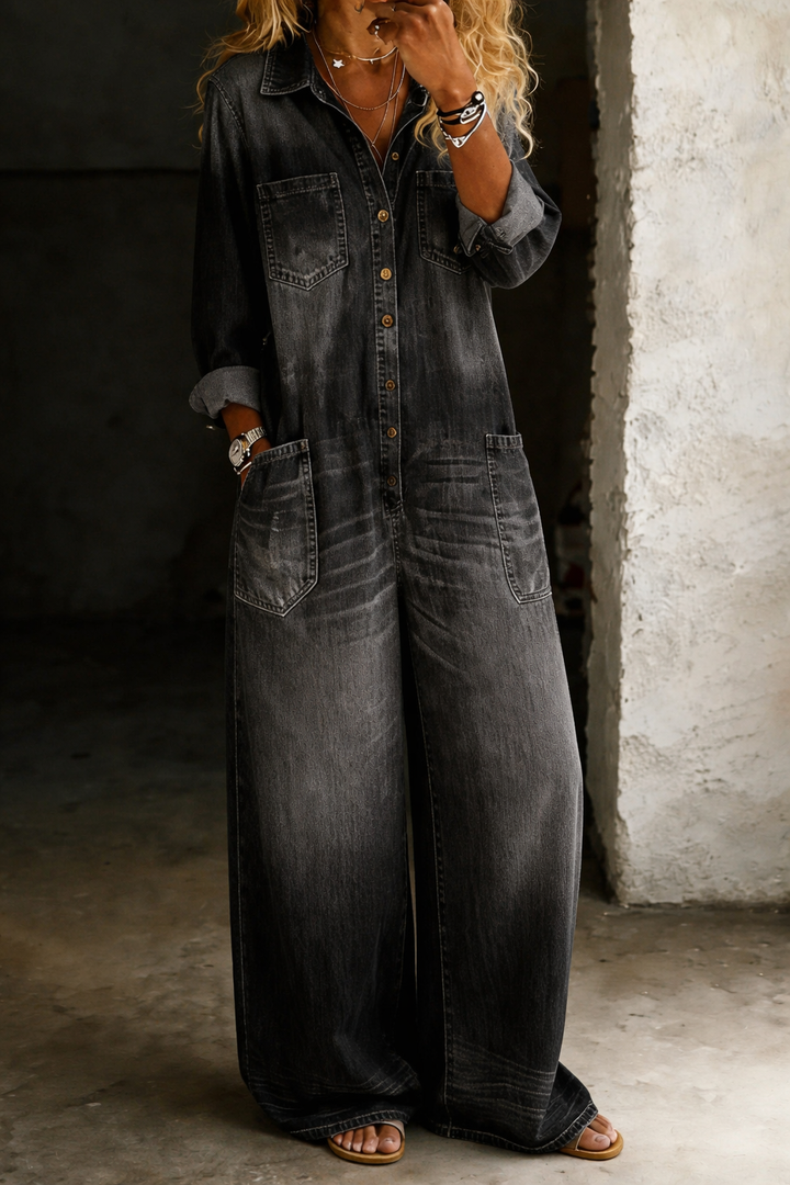 Scarlett | Comfort Denim Jumpsuit