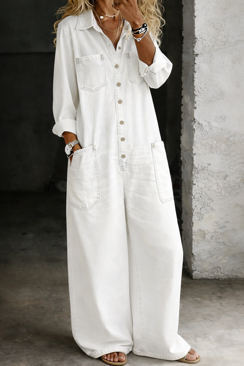 Scarlett | Comfort Denim Jumpsuit