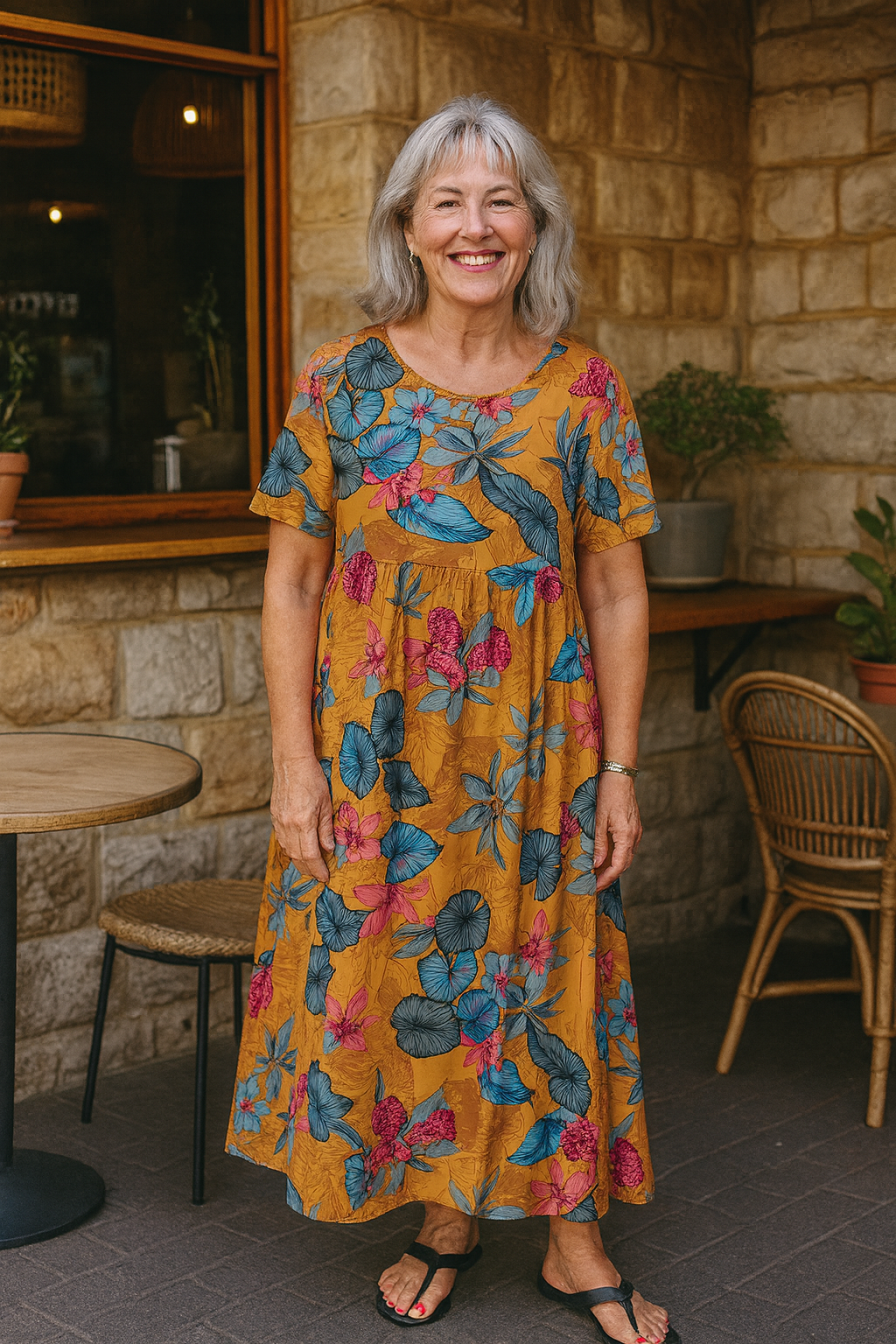 Jacinda | Breezy Floral Maxi Dress – Where Comfort Meets Confidence (s-5xl)