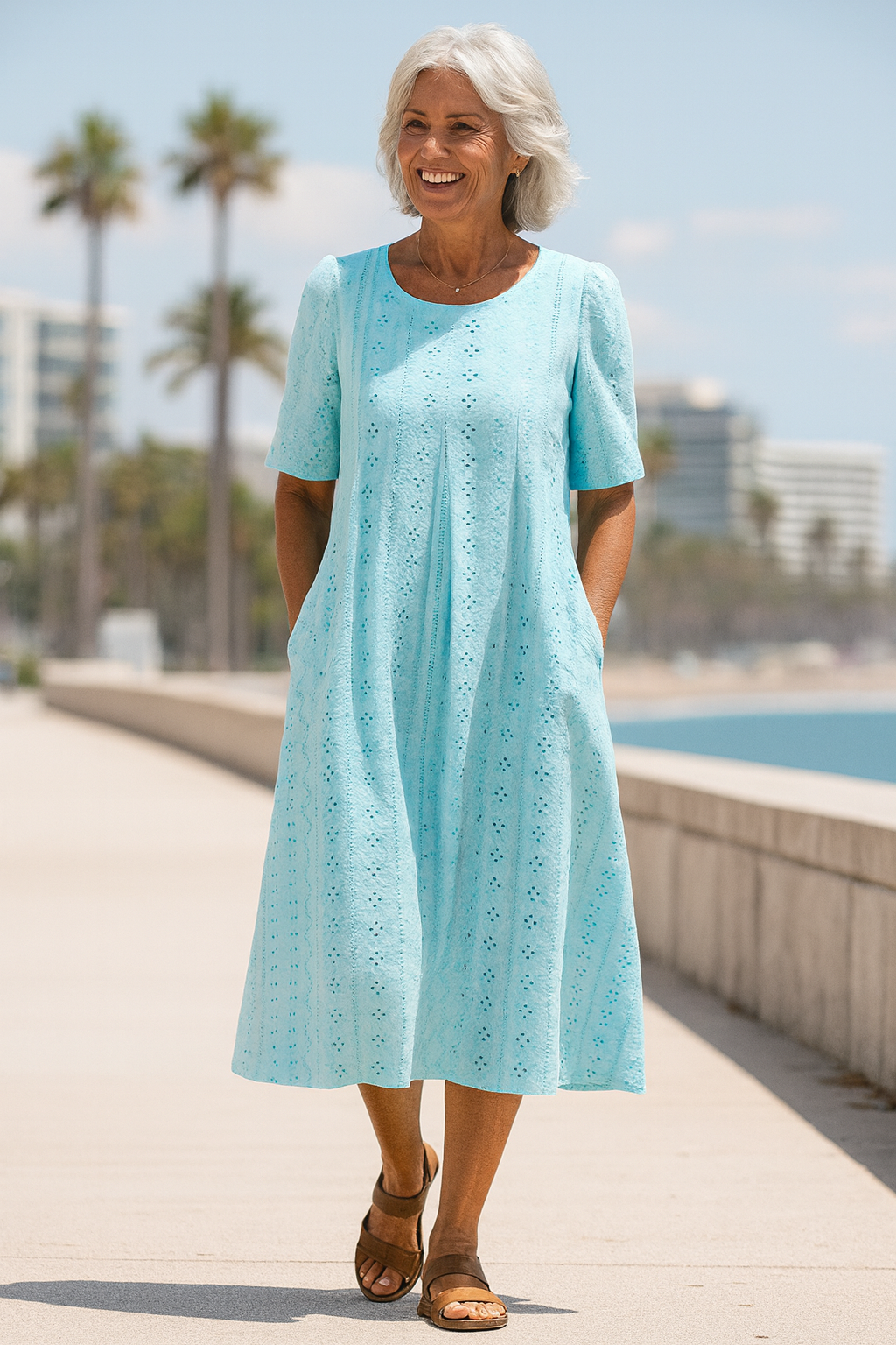 Paris | Everyday Elegance Midi Dress – Flattering Comfort, Timeless Confidence (s-5xl)