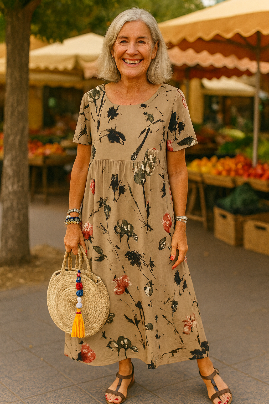 Wisdom | Vintage Floral Maxi Dress - Light, Flattering & Effortlessly Elegant