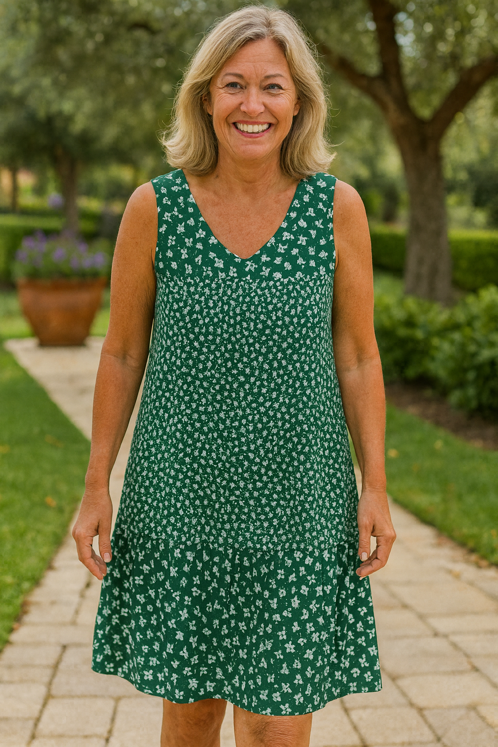 Judith | Flow Midi Dress – Where Comfort Meets Confidence
