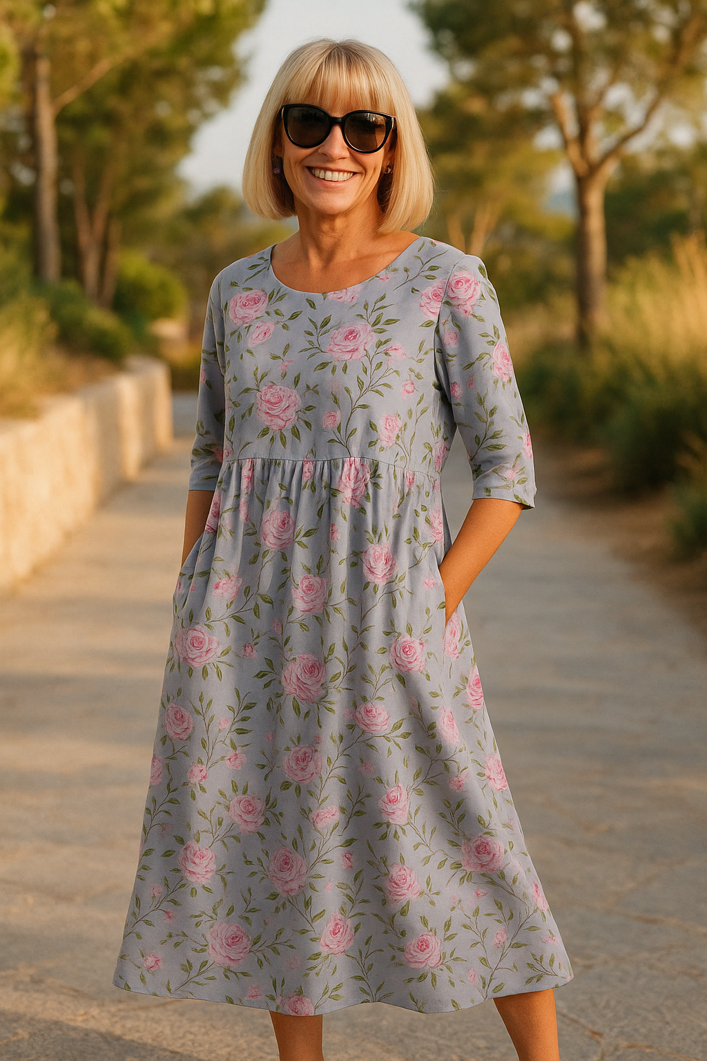 Allie | Midi Dress - Effortless Comfort