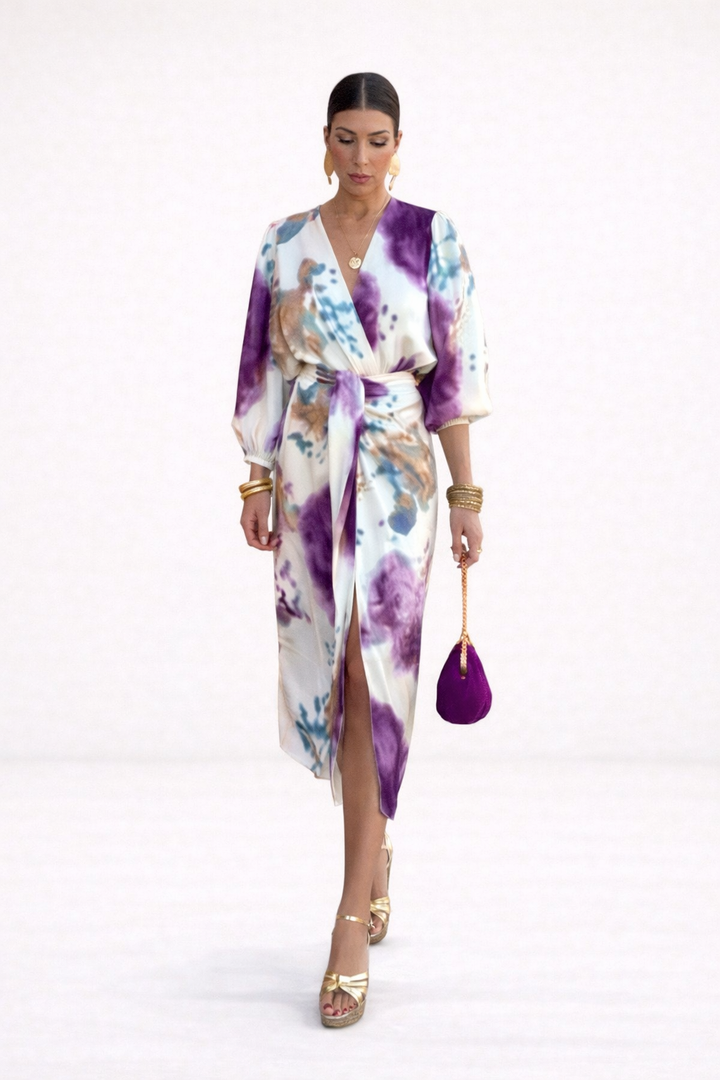 Mila | Elegant V-Neck Dress