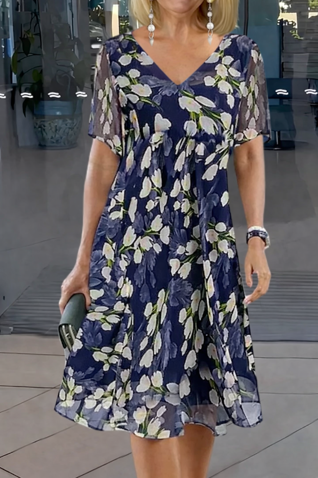 Della | Floral Tunic Dress