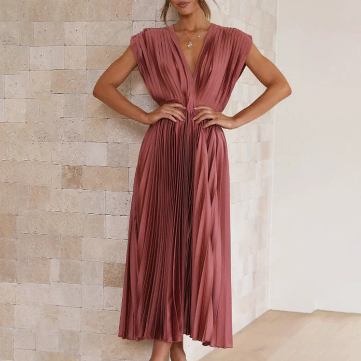 Bristol | Timeless Pleated Midi Dress