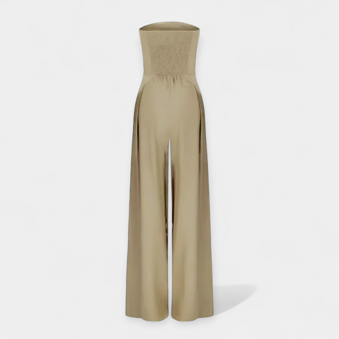 Catalina | Strapless Bustier Jumpsuit