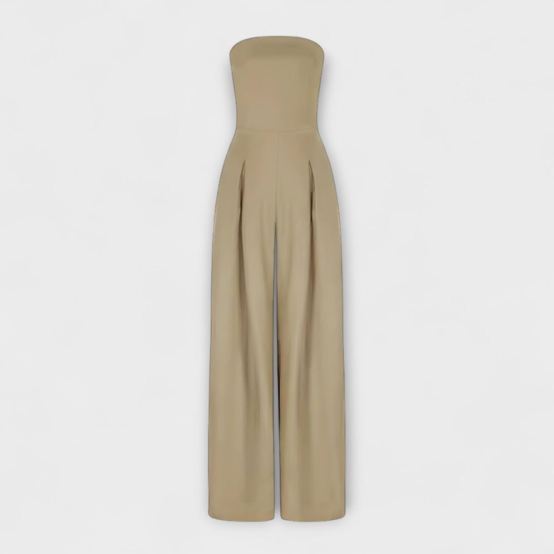 Tabatha – Strapless Wide-Leg Jumpsuit
