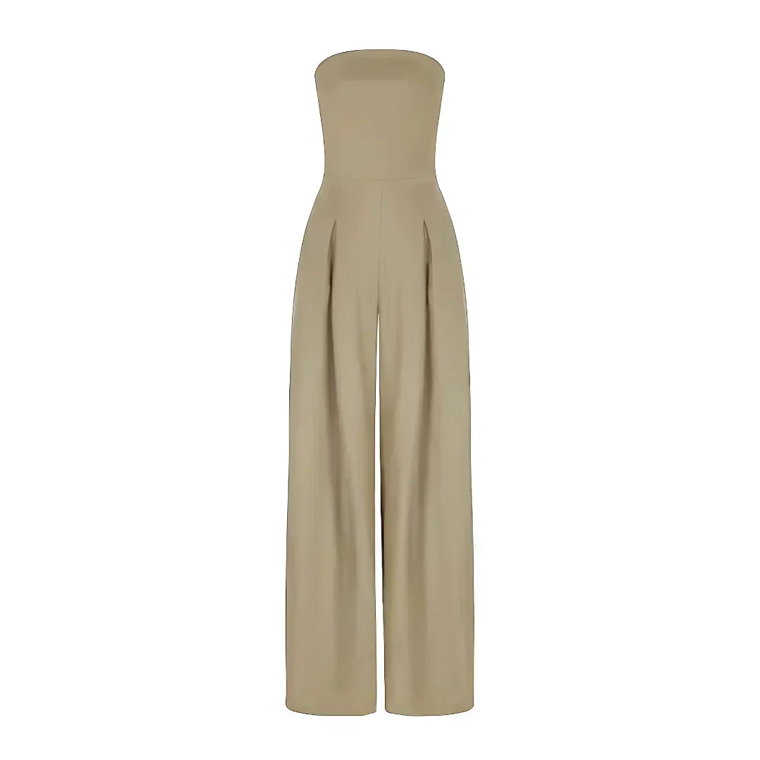 Catalina | Strapless Bustier Jumpsuit