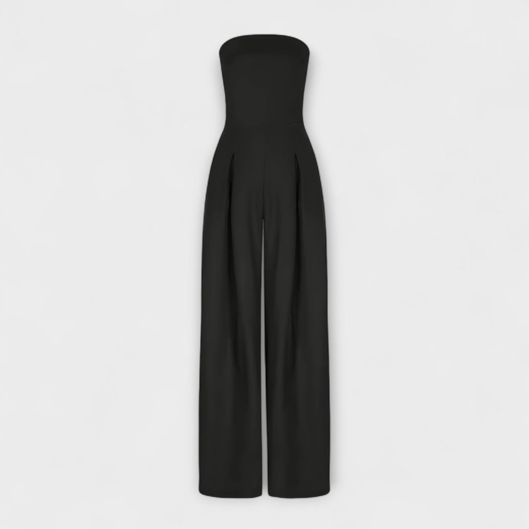 Tabatha – Strapless Wide-Leg Jumpsuit