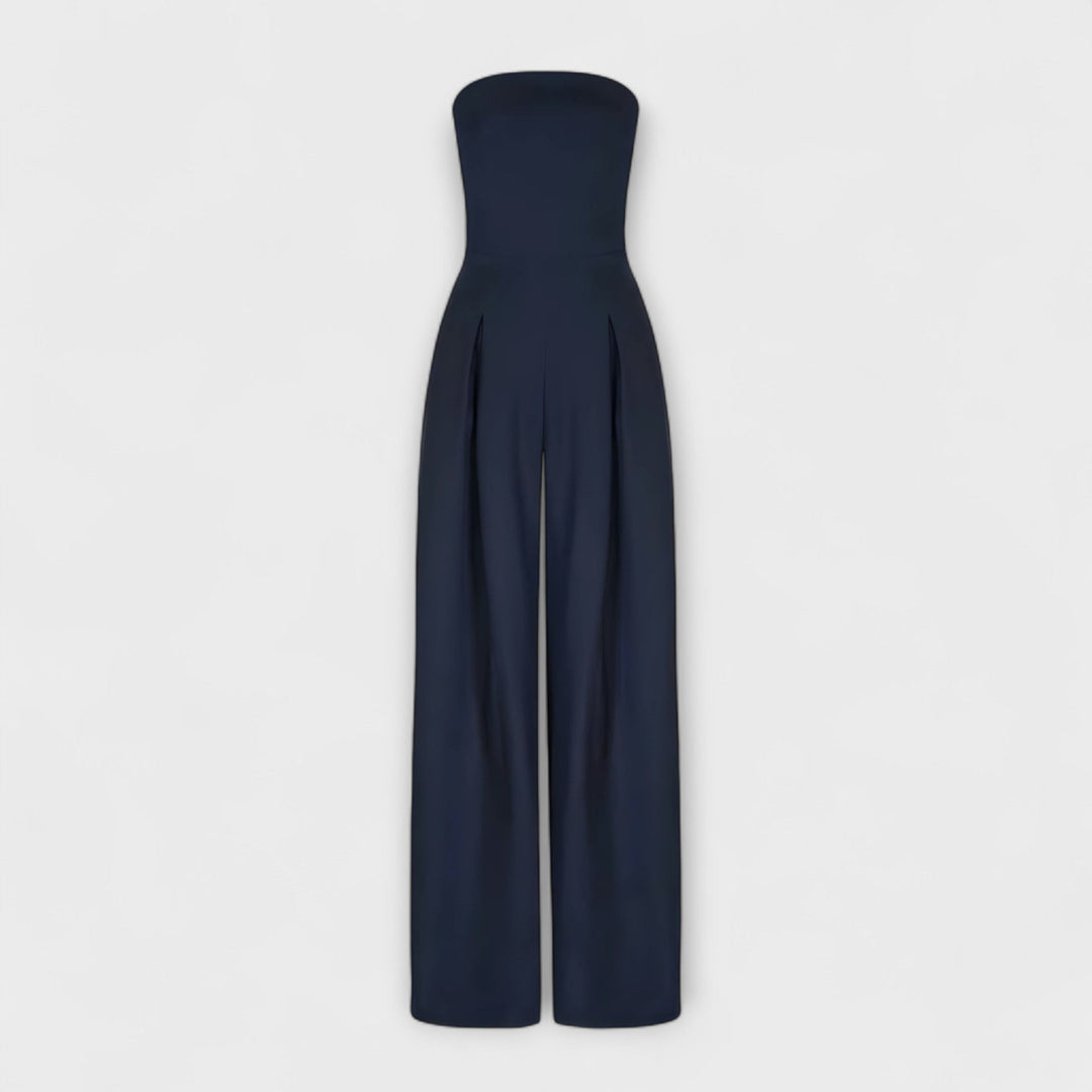 Tabatha – Strapless Wide-Leg Jumpsuit