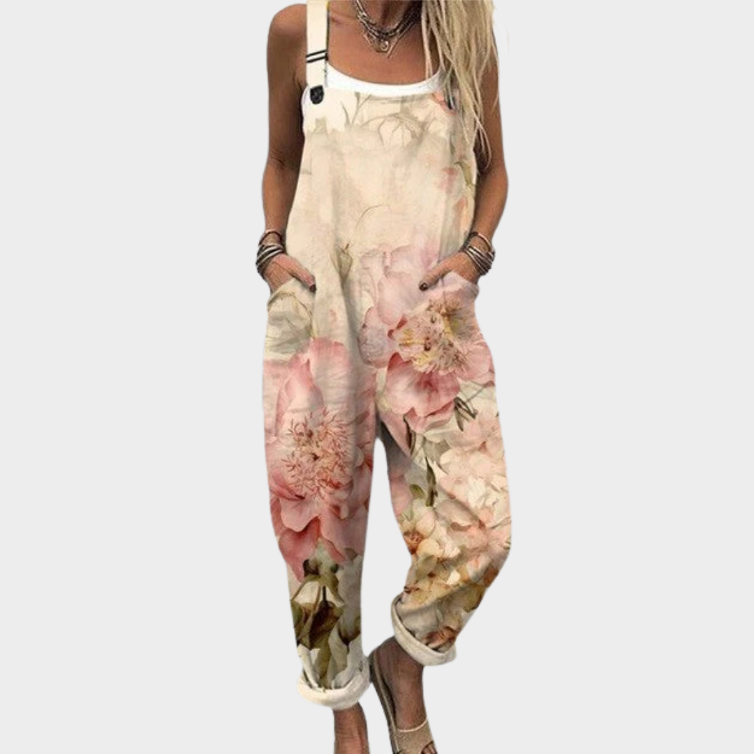 Emily | Warm Beige Overalls