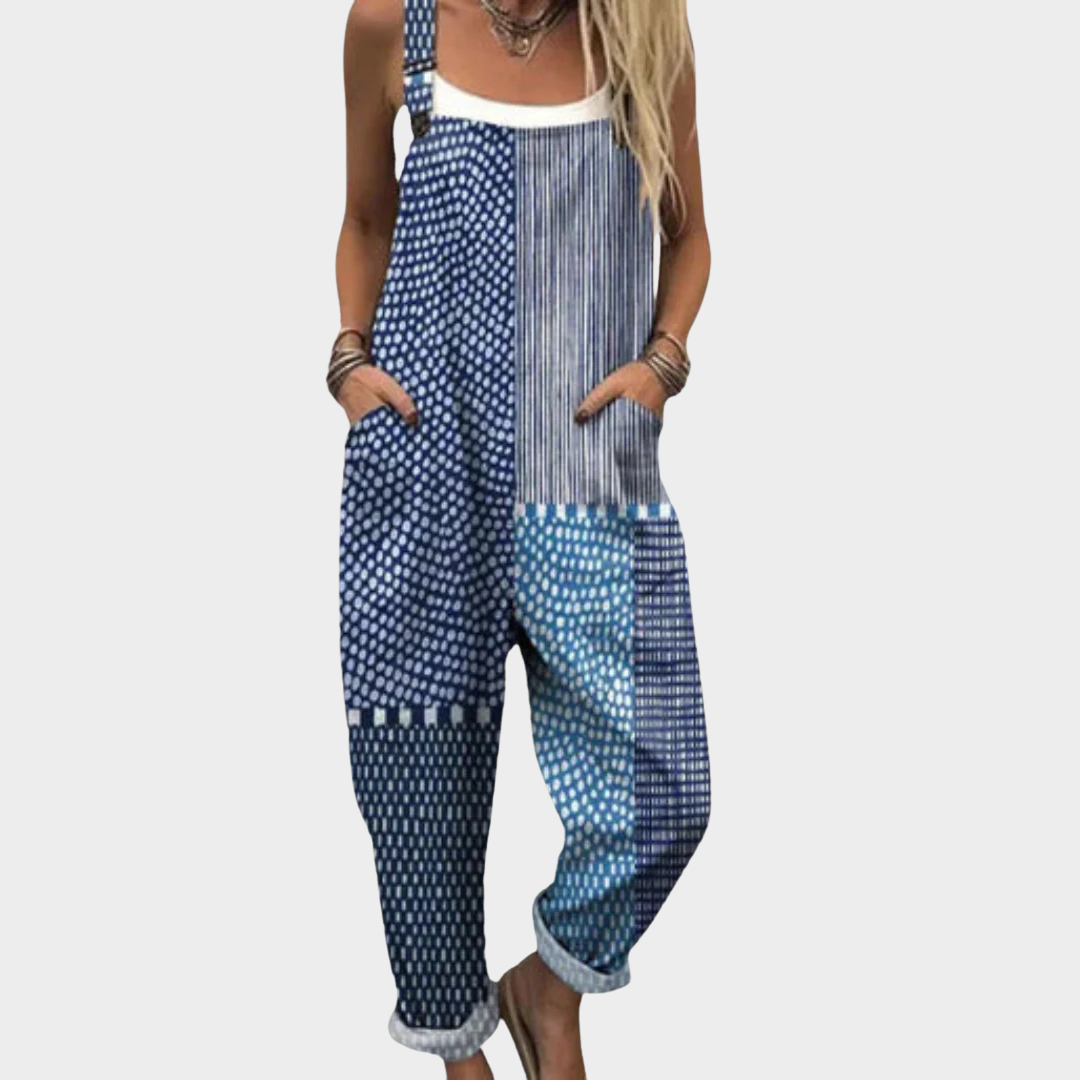 Lillian | Deep Blue Overalls