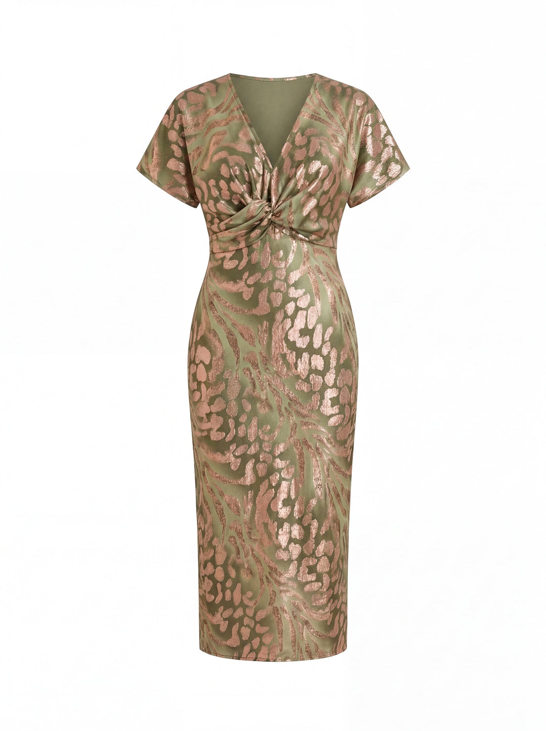 Josie – Twisted Knot Midi Dress