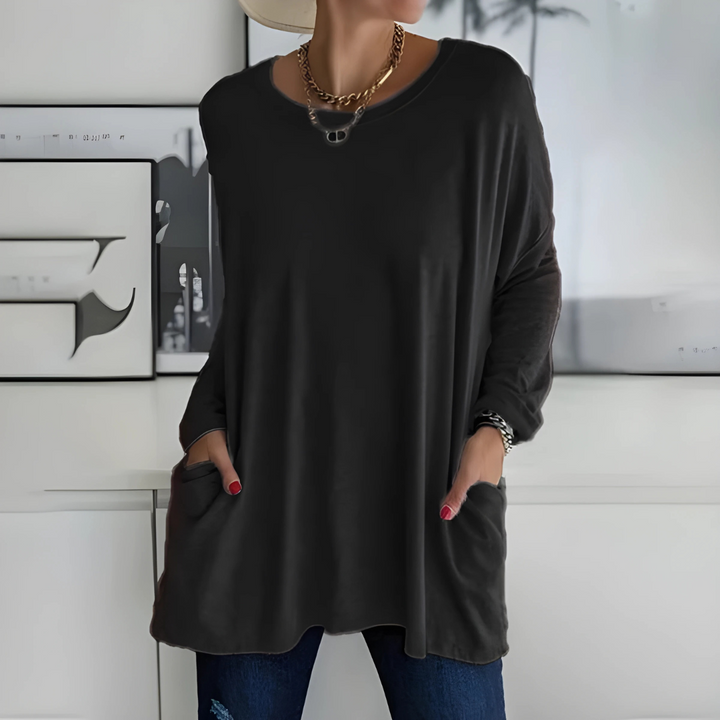 Joyanna | Relaxed Long Sleeve Top