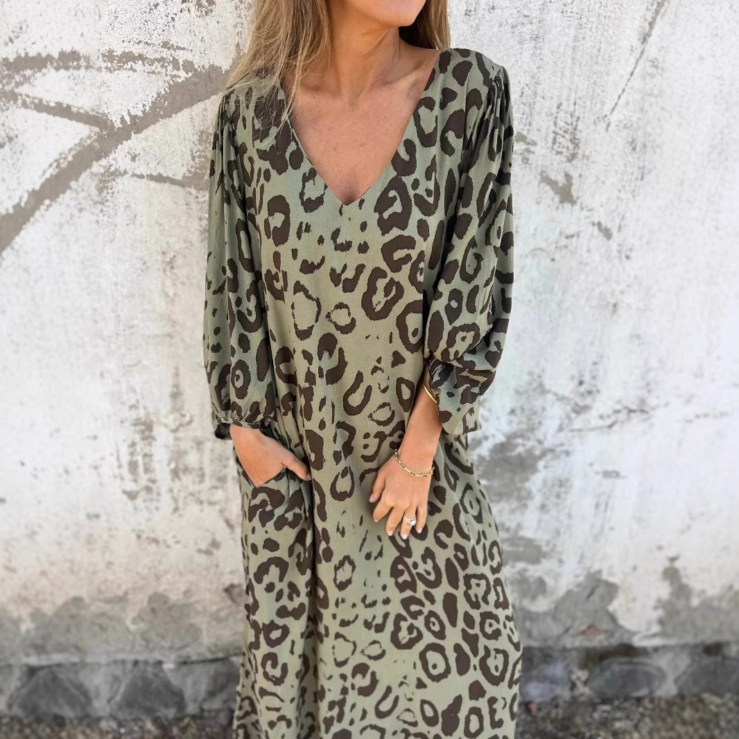 Syrena | Leopard Print Dress