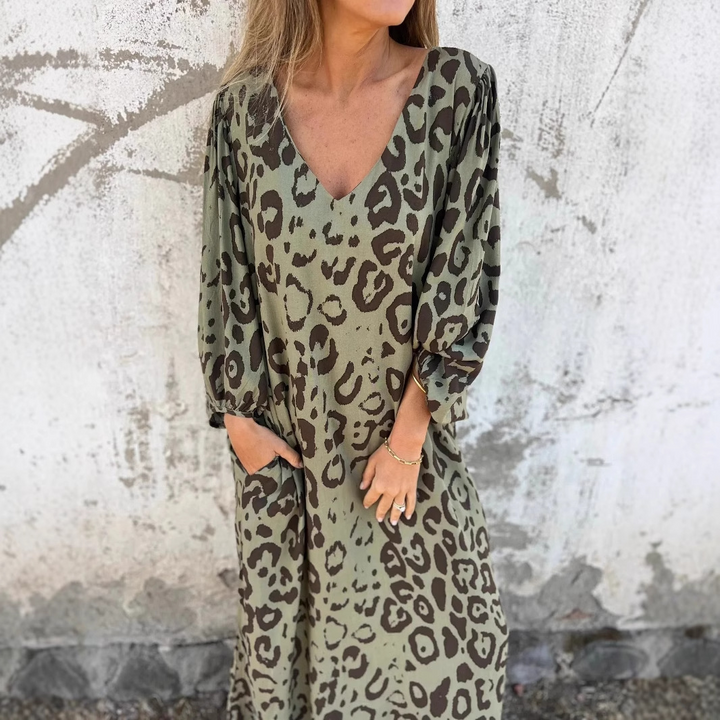 Syrena | Leopard Print Dress