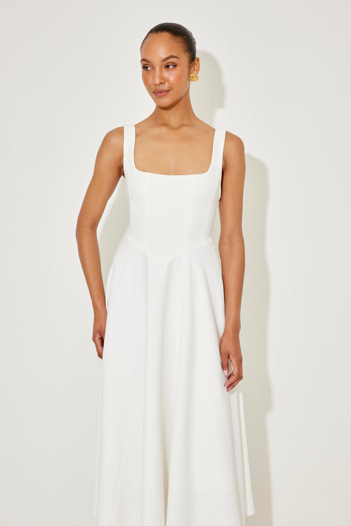 Castille | Elegant Midi Flow Dress