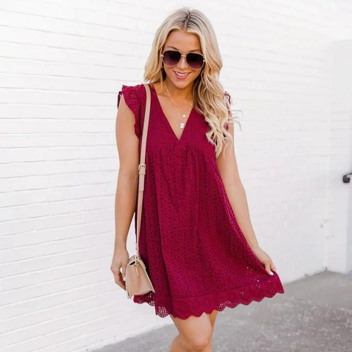 Plum | Neck Dress