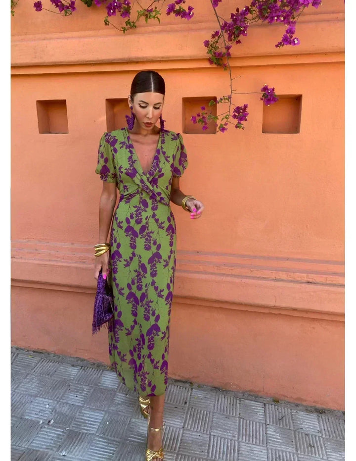 Nola | Colorful Summer Print Dress