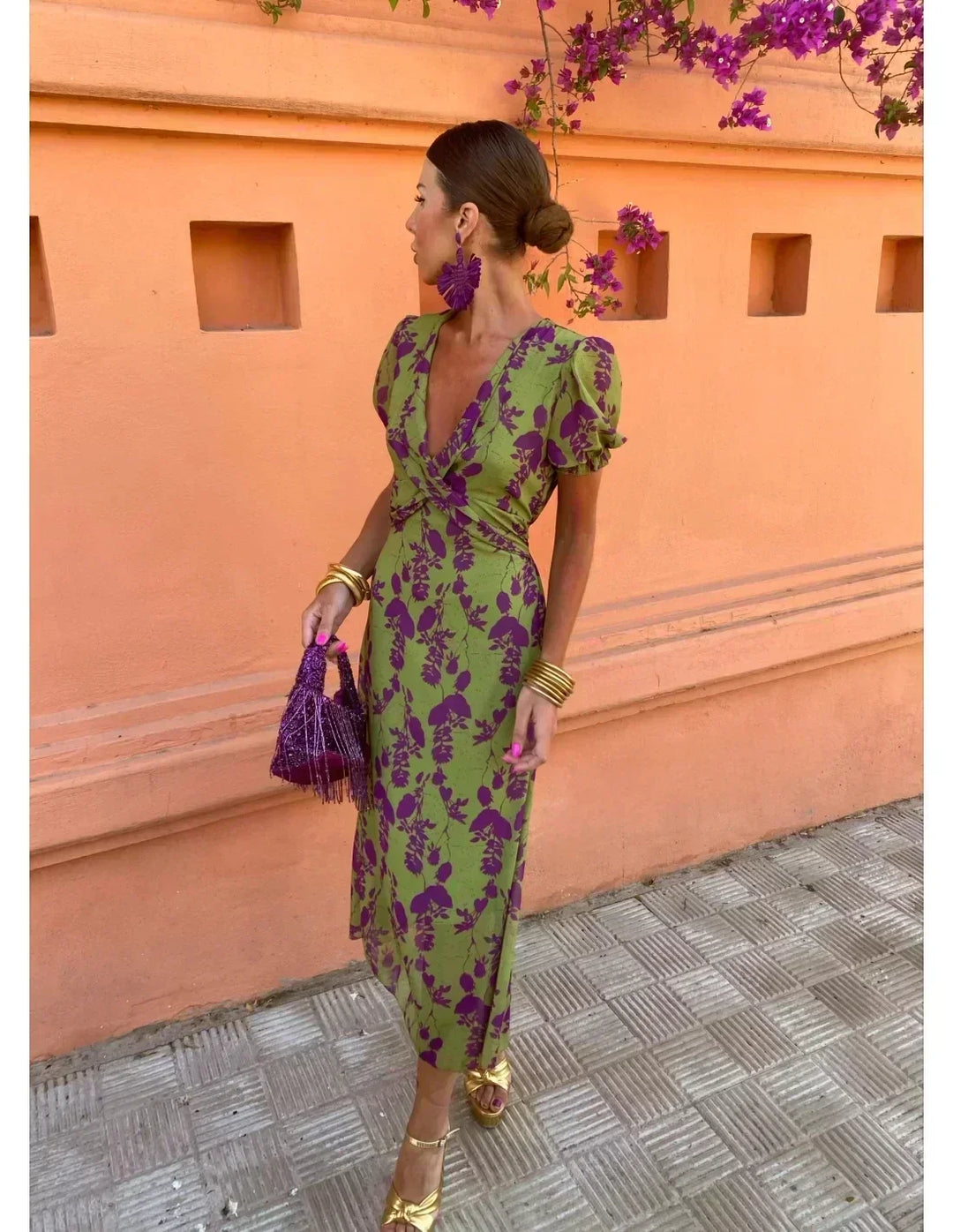 Nola | Colorful Summer Print Dress