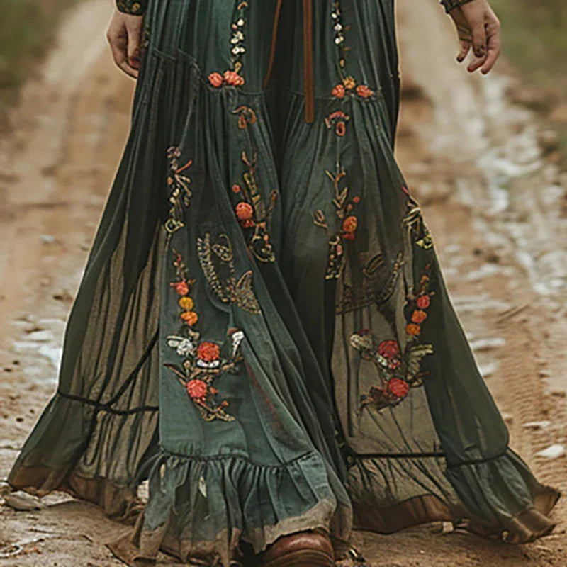 Clara | Bohemian Floral Maxi