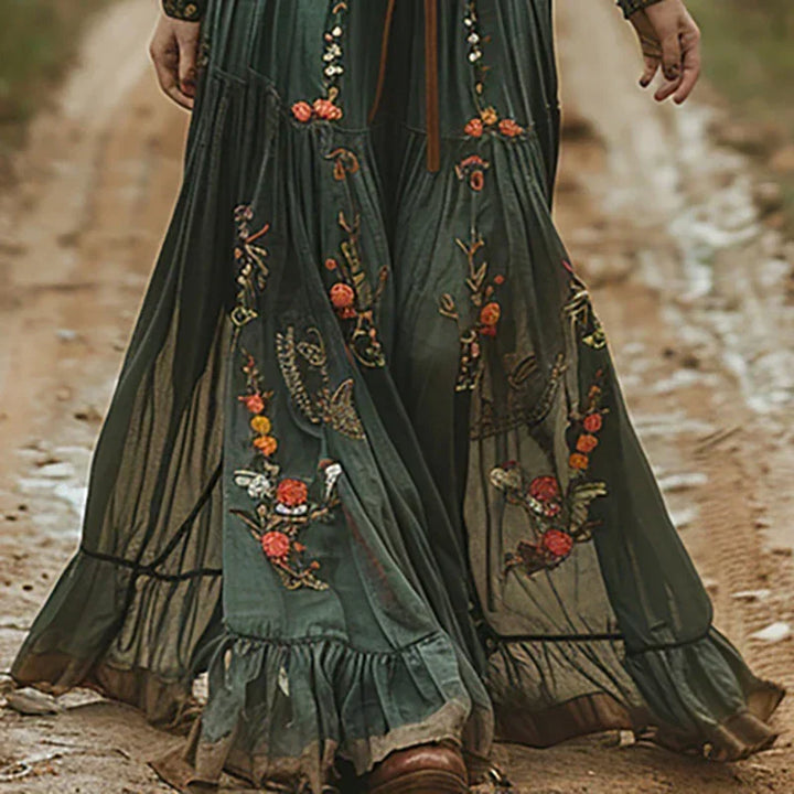 Clara | Bohemian Floral Maxi