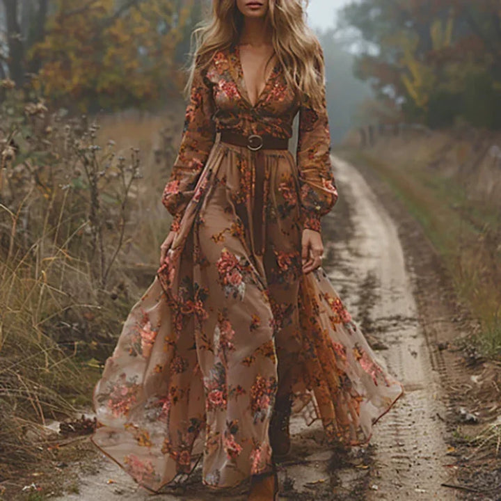 Toby | Bohemian Floral Maxi Dress