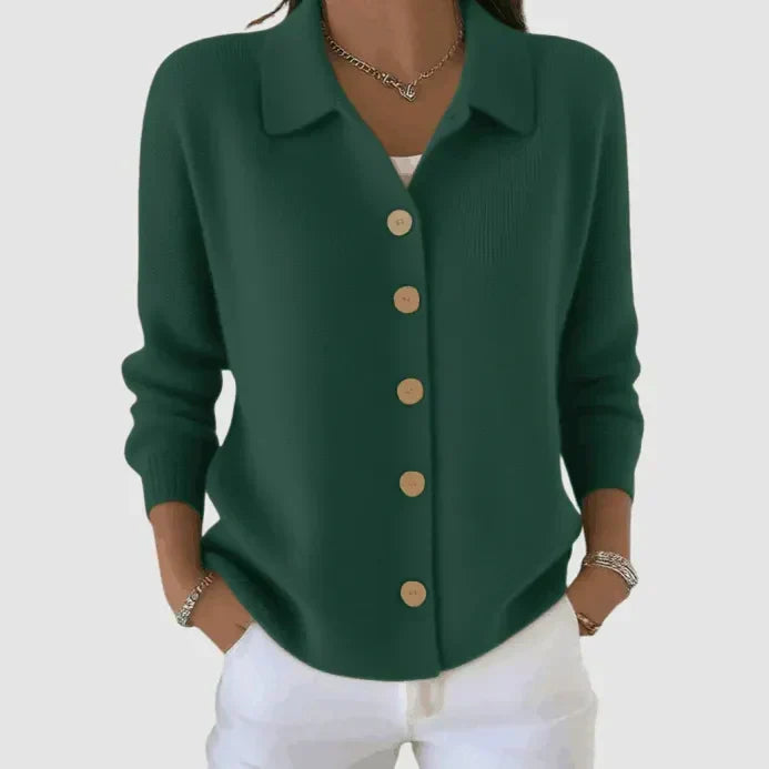 Jane | Button-Up Knit Cardigan