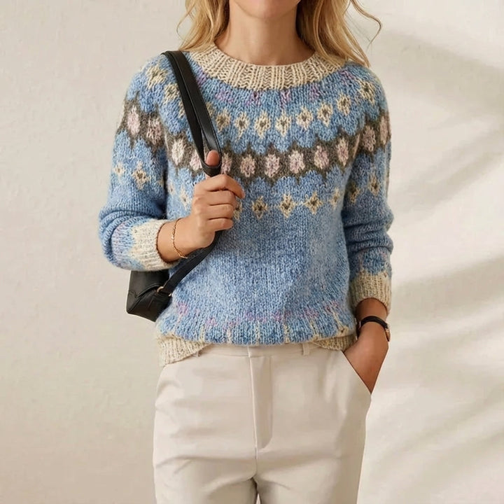 Roberta – Fair Isle Knit Sweater