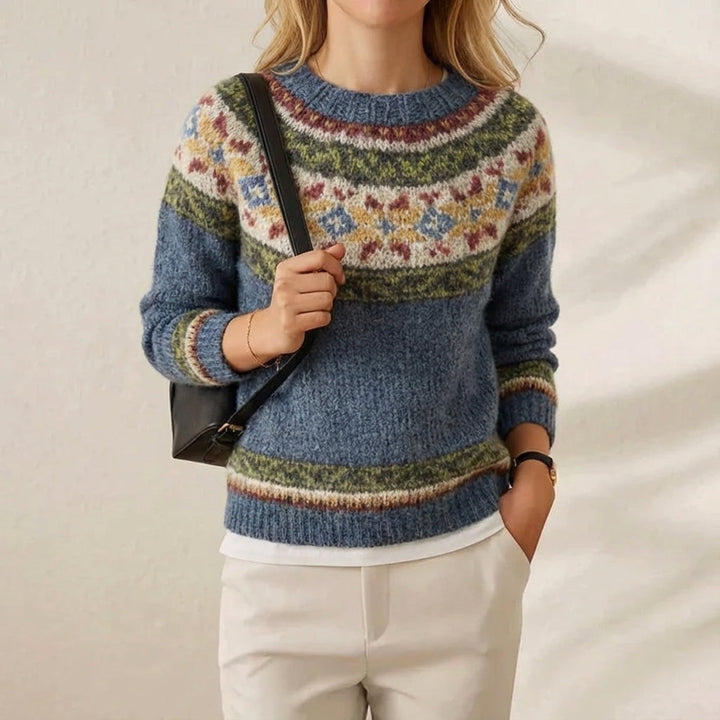 Vivian – Fair Isle Knit Sweater
